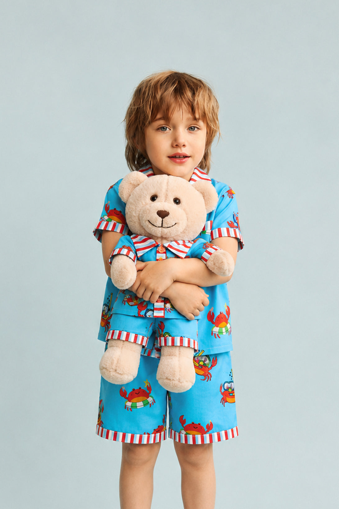 Oh Crab Pyjama Set with Matching Teddy Bear