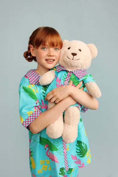 Felicia Pyjama Set with Matching Teddy Bear