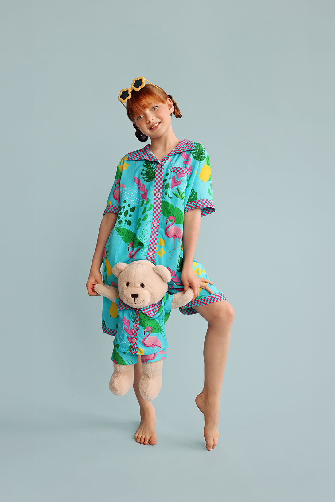 Felicia Pyjama Set with Matching Teddy Bear