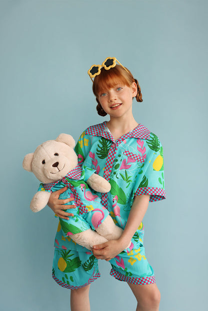 Felicia Pyjama Set with Matching Teddy Bear