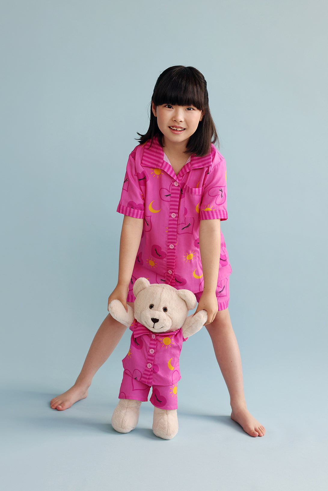 Sofia Pyjama Set with Matching Teddy Bear