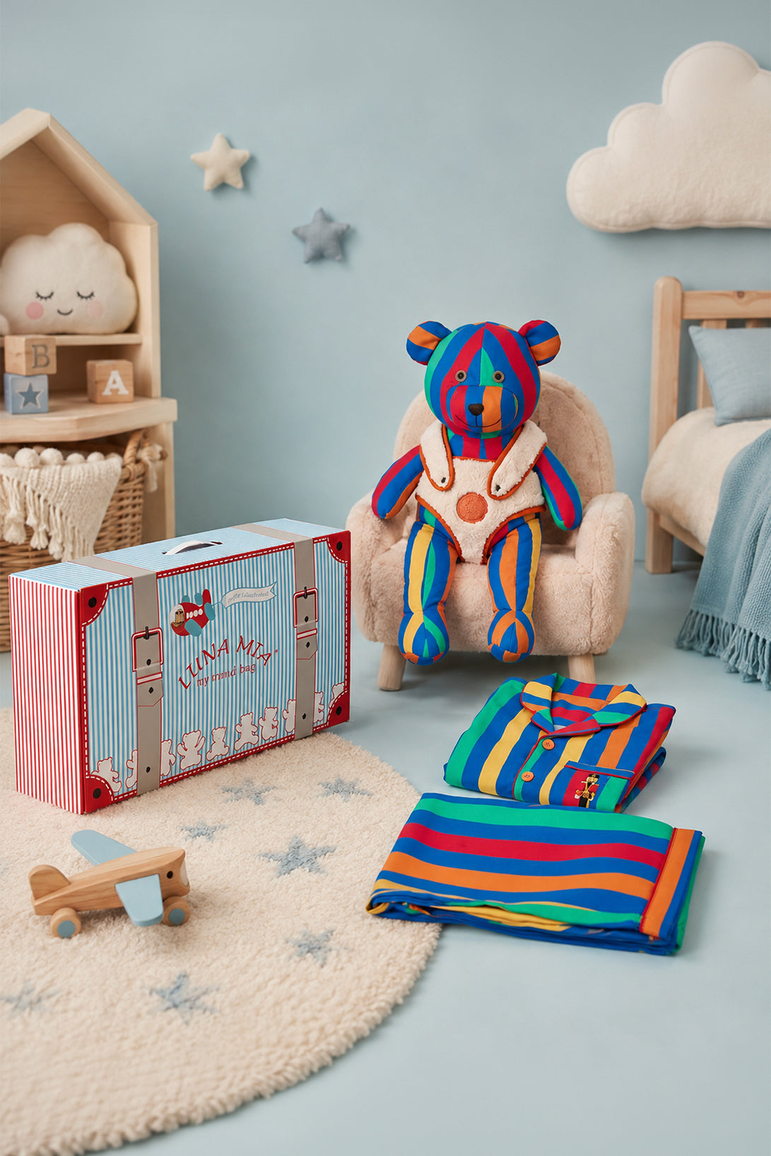 Andre Backpack Sleep Buddy Pajama Set