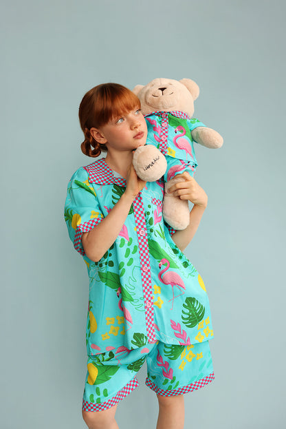Felicia Pyjama Set with Matching Teddy Bear