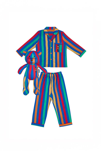Andre Backpack Sleep Buddy Pajama Set