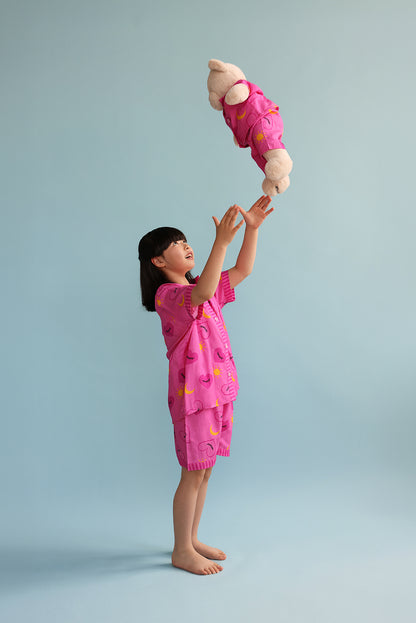 Sofia Pyjama Set with Matching Teddy Bear