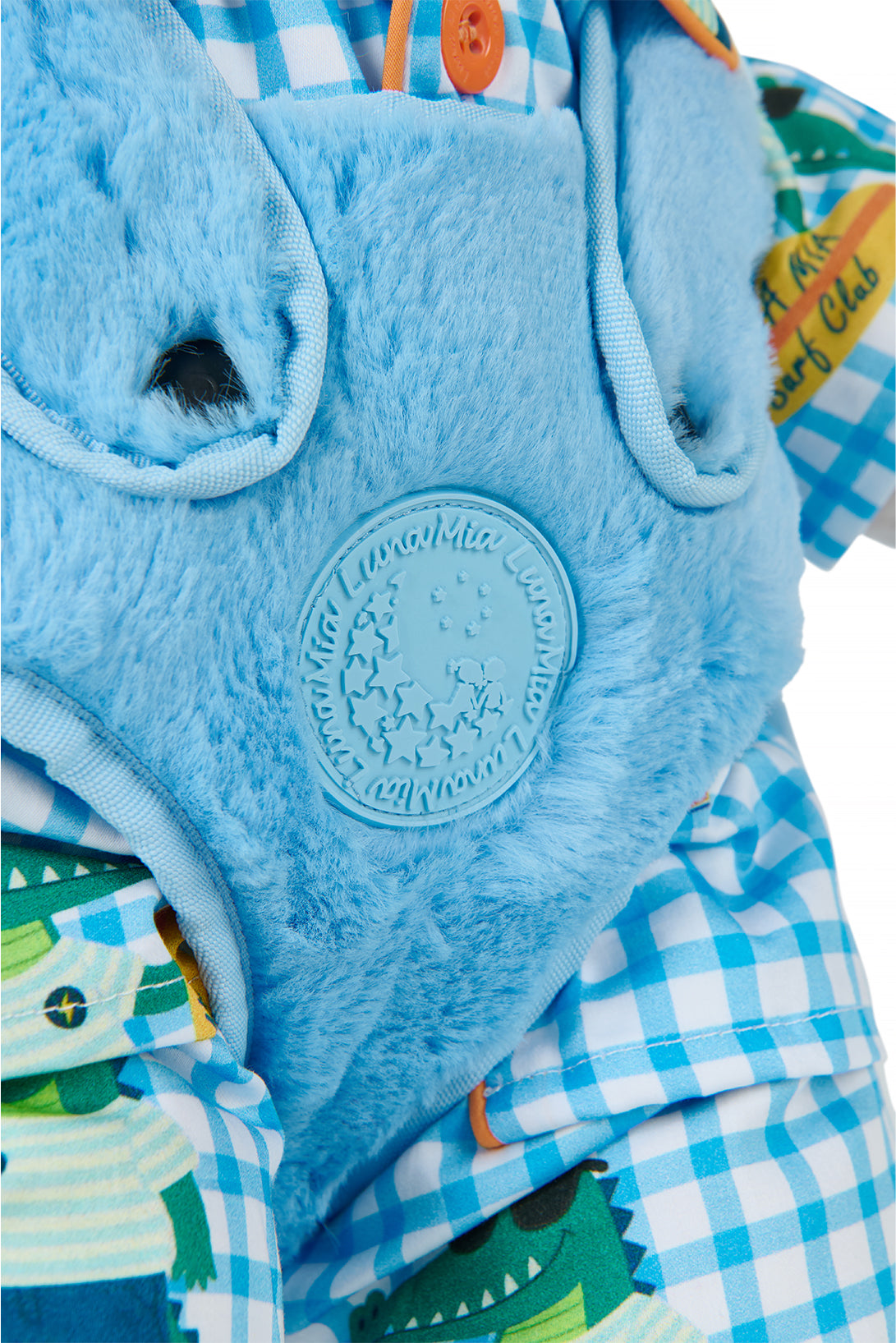 Surfer Dino Backpack Sleep Buddy Pajama Set