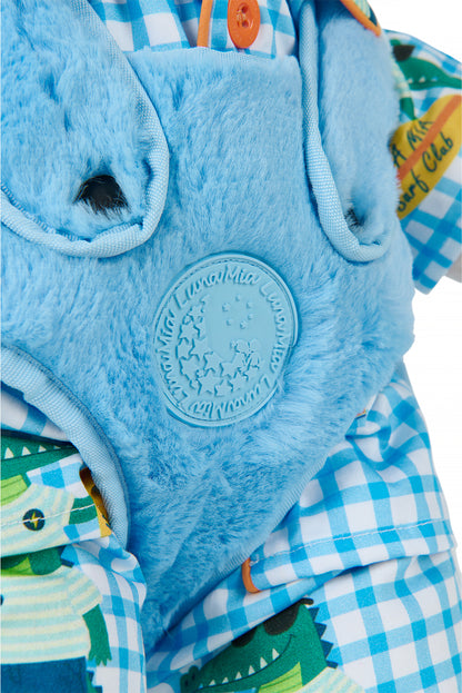 Surfer Dino Backpack Sleep Buddy Pajama Set