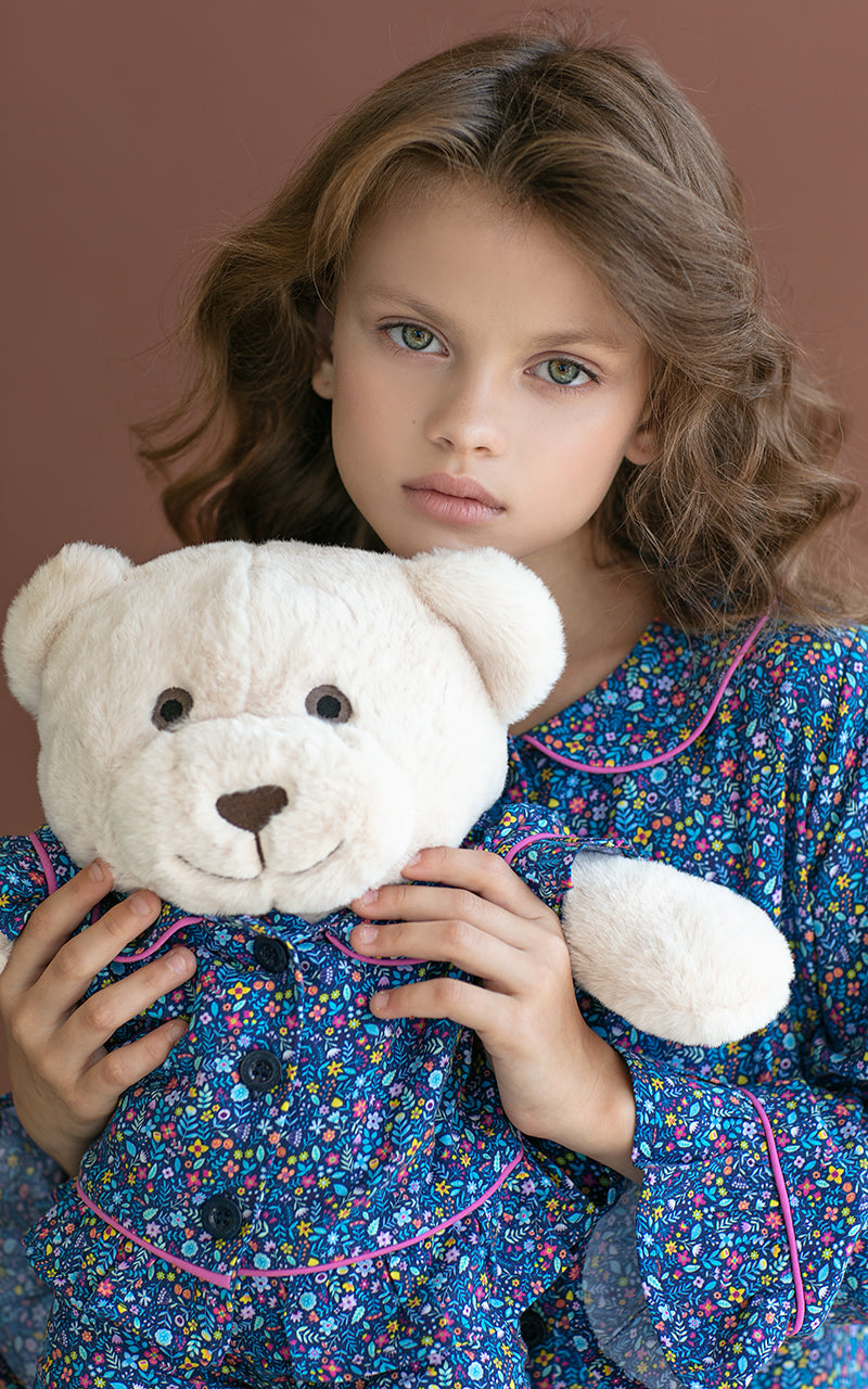 Fiorella Pyjama Set with Matching Teddy Bear