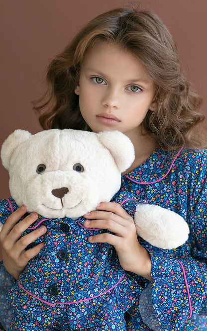 Fiorella Pyjama Set with Matching Teddy Bear