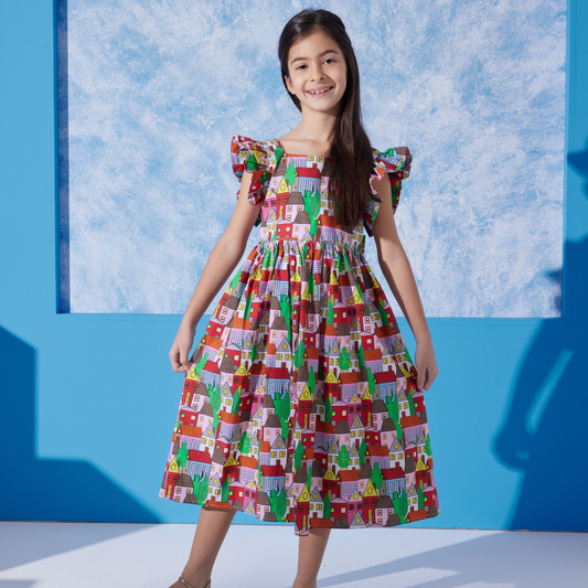 Fairy Town Dress with Hair Clip Accessory