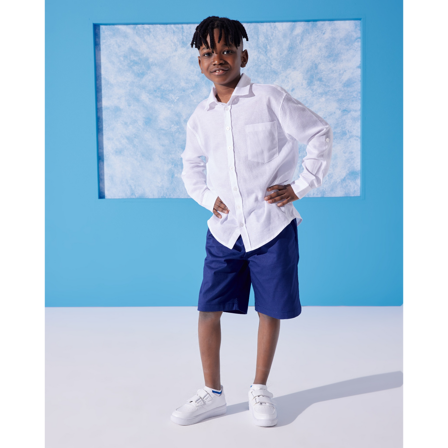 Milan Boys Cotton Linen T-shirt
