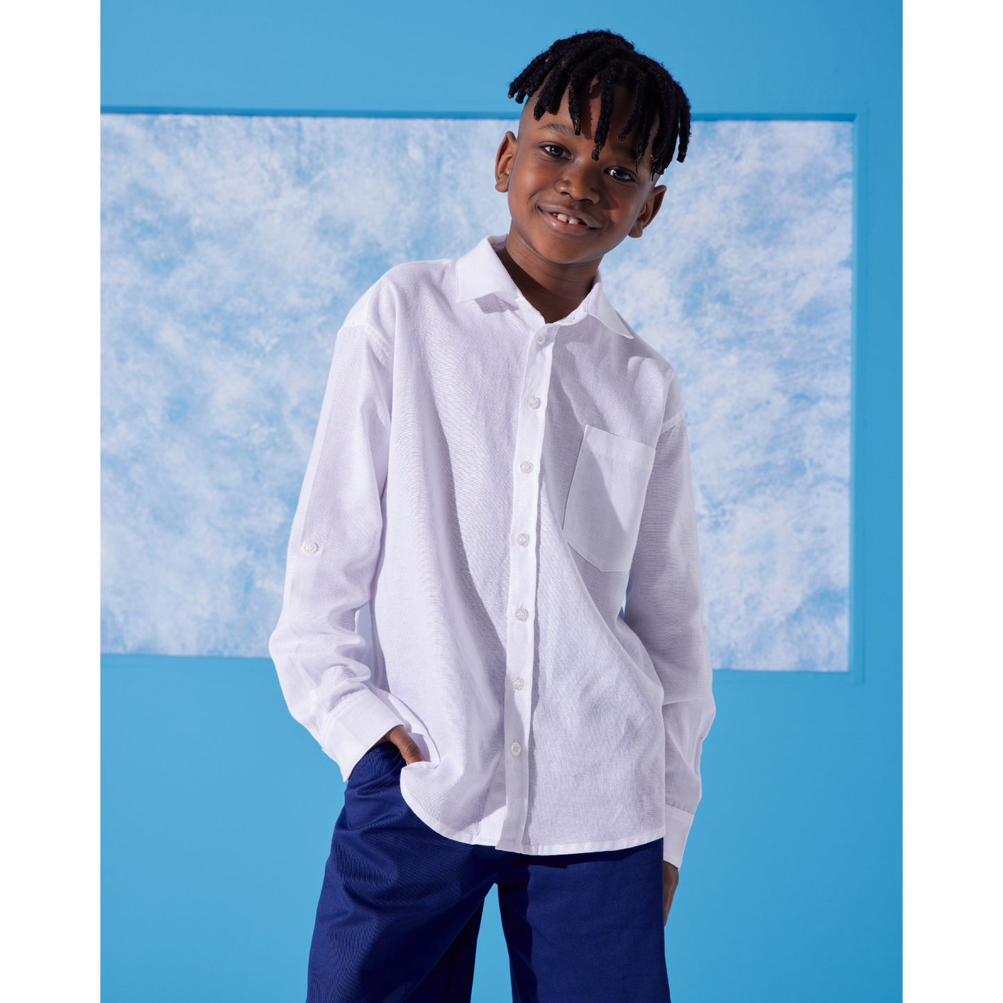 Milan Boys Cotton Linen T-shirt