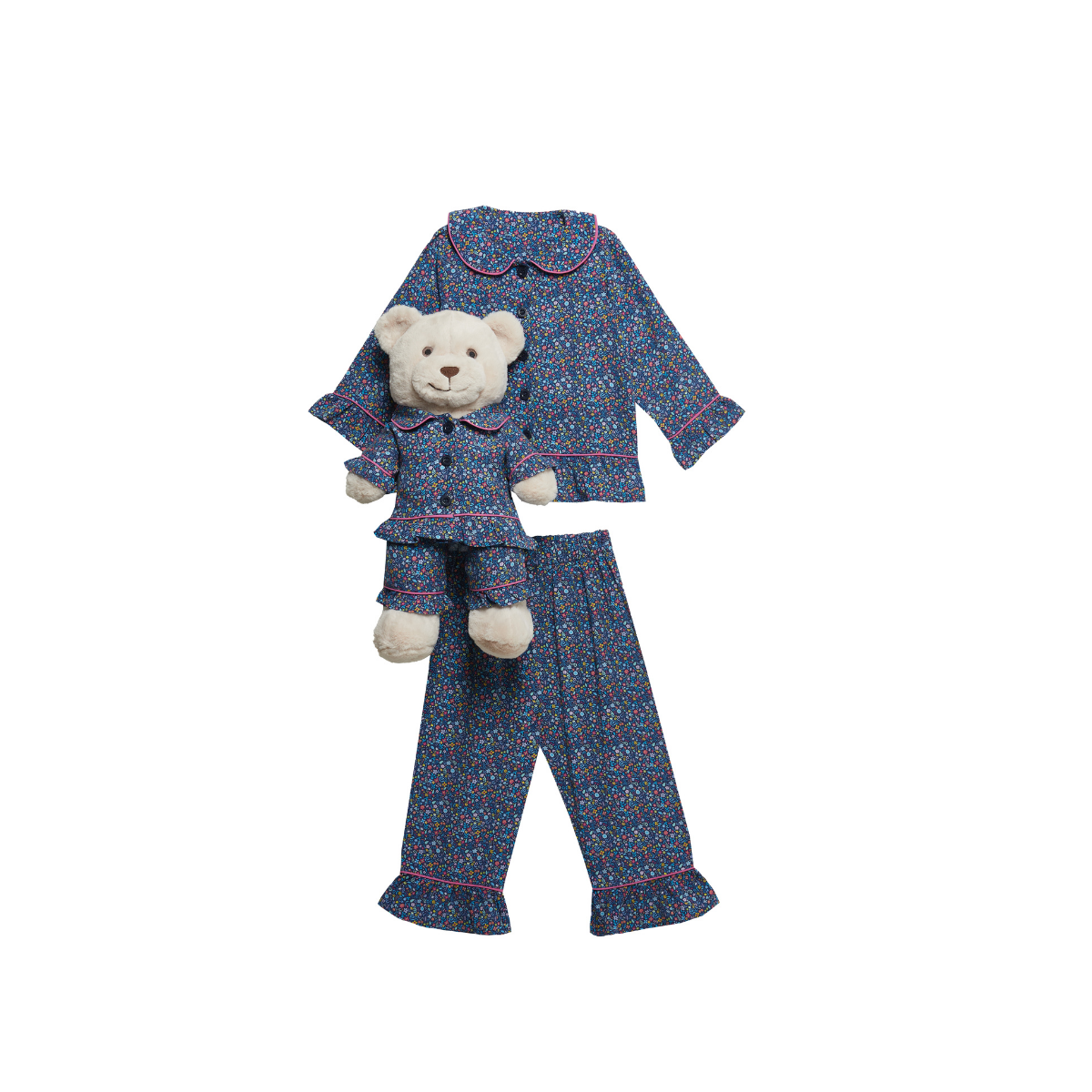 Fiorella Pyjama Set with Matching Teddy Bear