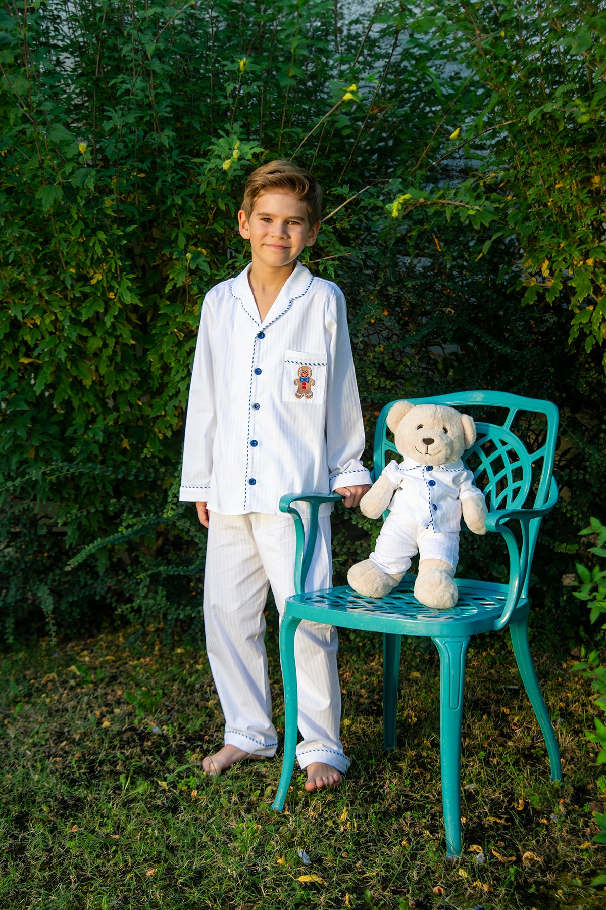 Gingerman Set with Matching Teddy Bear
