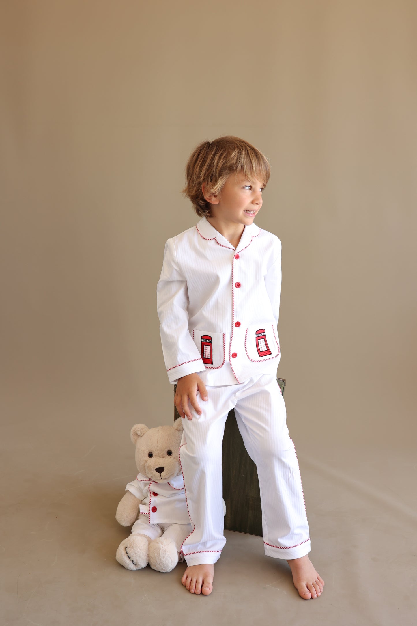 London Set with Matching Teddy Bear
