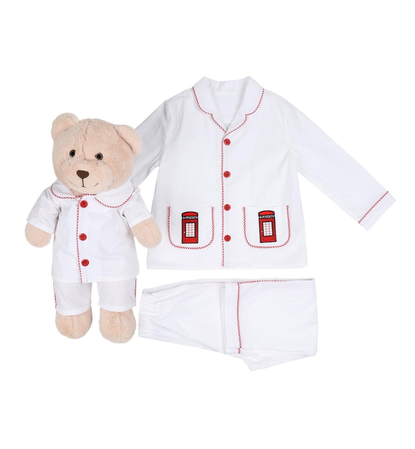 London Set with Matching Teddy Bear