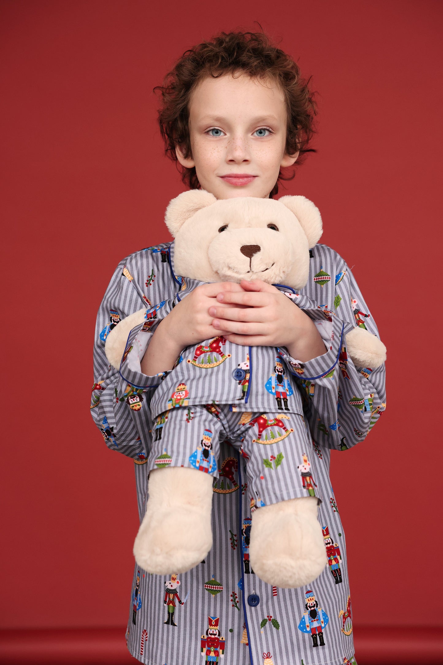 Soldat Boys Pyjama Set with Matching Teddy Bear