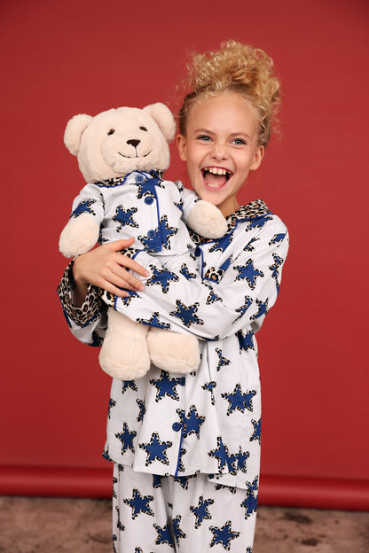 Leonie Girls Pyjama Set with Matching Teddy Bear