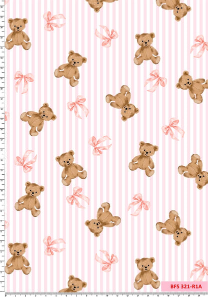 Misha Girls Pyjama Set with Matching Teddy Bear