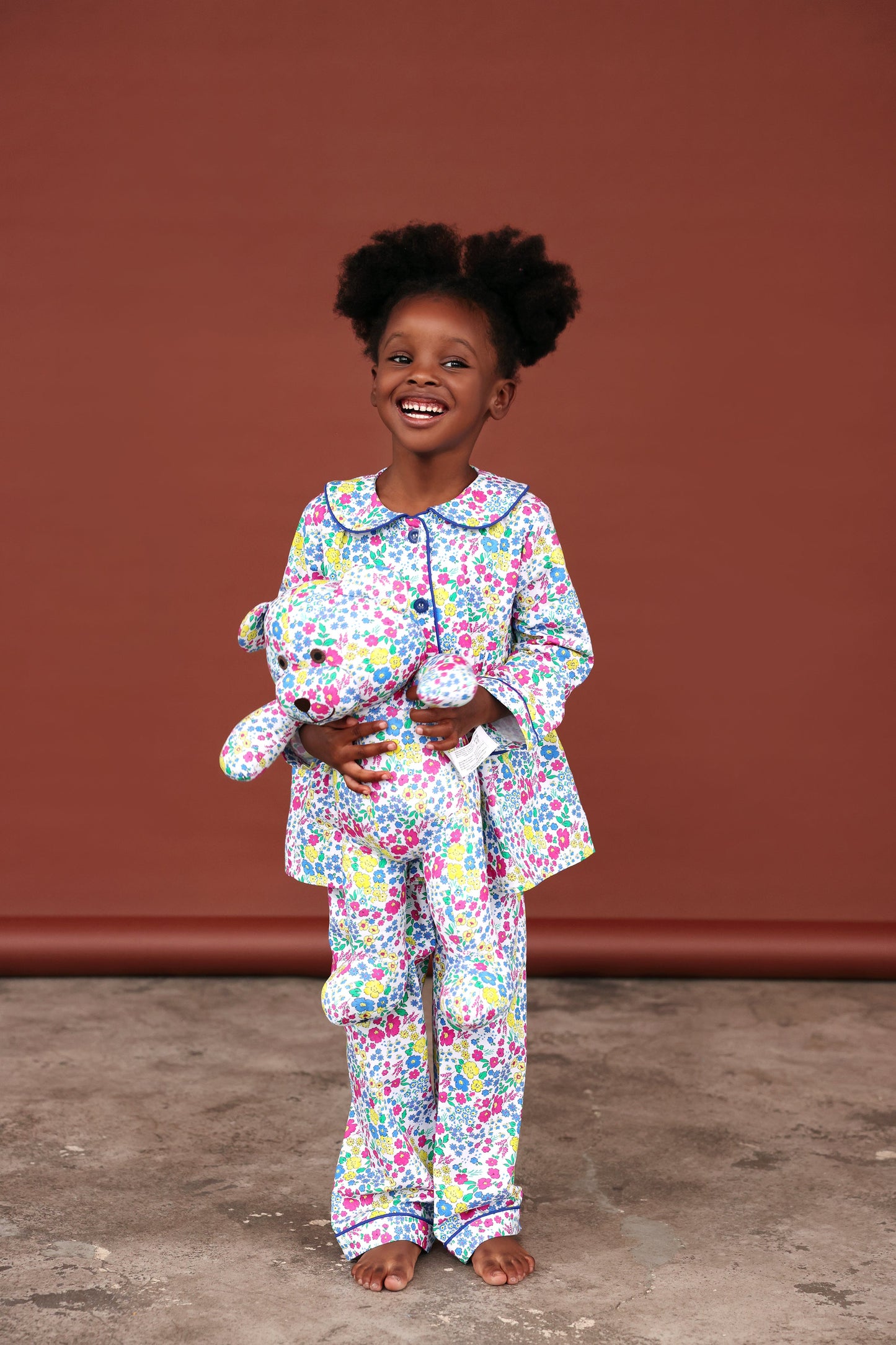 Bloom Girls Pyjama Set with Matching Teddy Bear