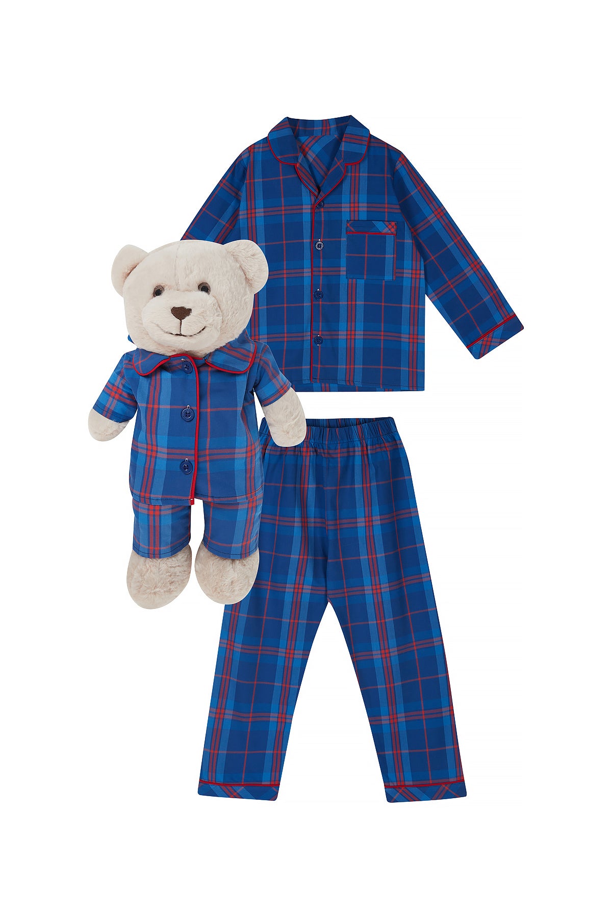 Caldo Boys Pyjama Set with Matching Teddy Bear