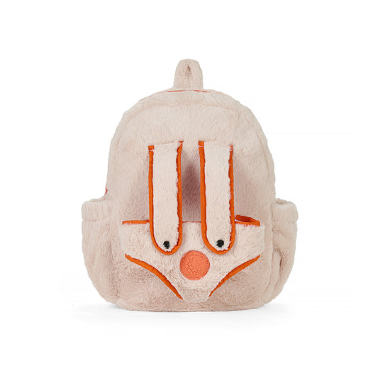 Andre Orange Plush Kids Backpack